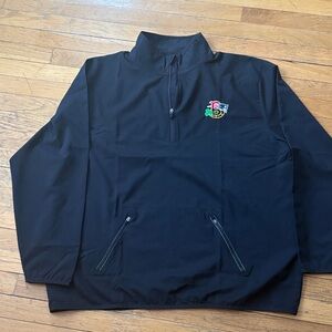 NWOT!  Men’s Russell Athletic Black Half-Zip Jacket - lightweight and sporty!